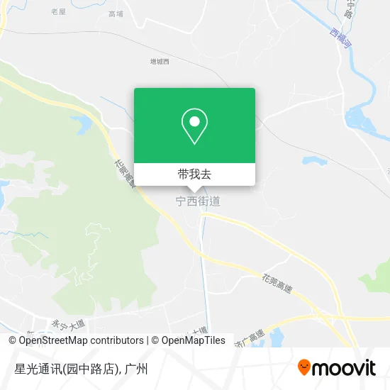 星光通讯(园中路店)地图
