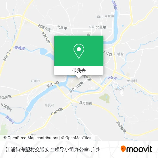 江浦街海塱村交通安全领导小组办公室地图