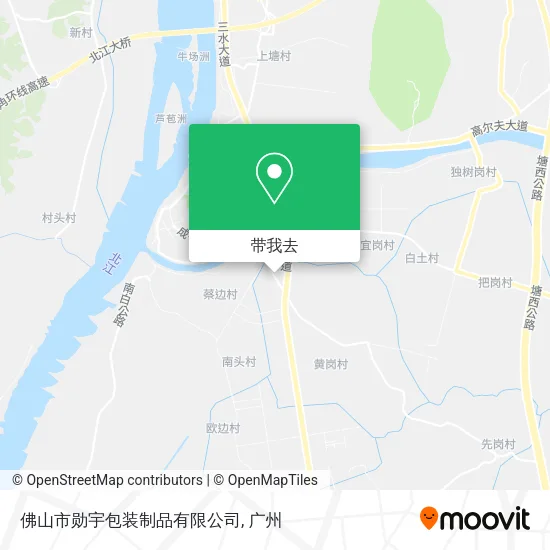 佛山市勋宇包装制品有限公司地图