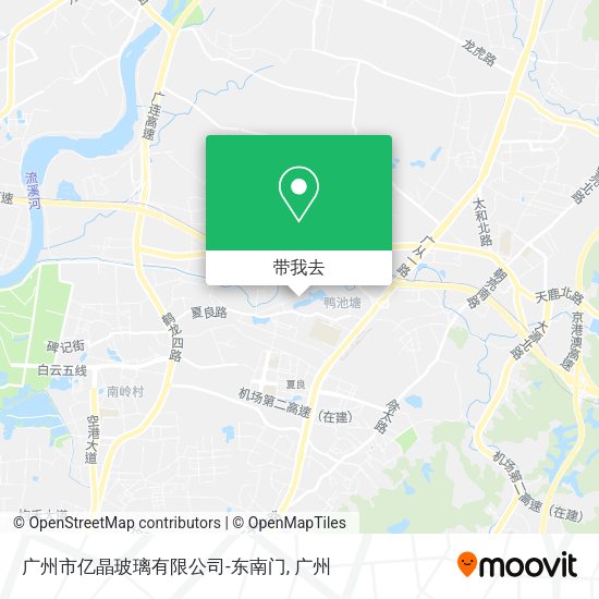 广州市亿晶玻璃有限公司-东南门地图