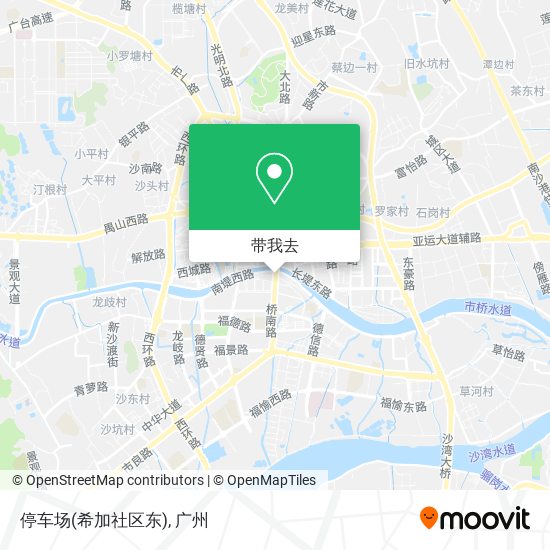 停车场(希加社区东)地图