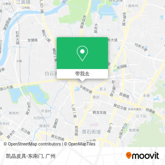 凯晶皮具-东南门地图