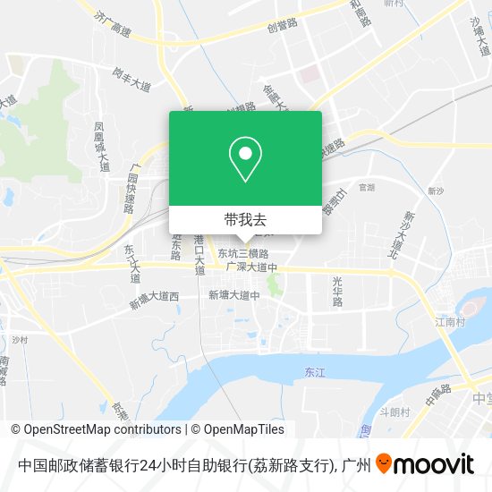 中国邮政储蓄银行24小时自助银行(荔新路支行)地图