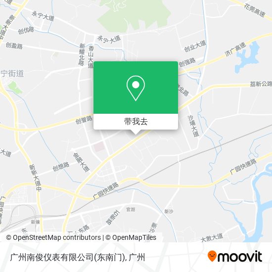 广州南俊仪表有限公司(东南门)地图