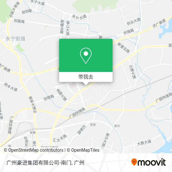 广州豪进集团有限公司-南门地图