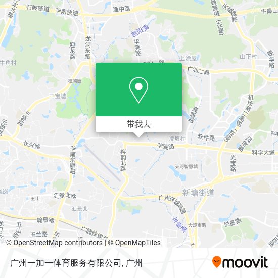 广州一加一体育服务有限公司地图