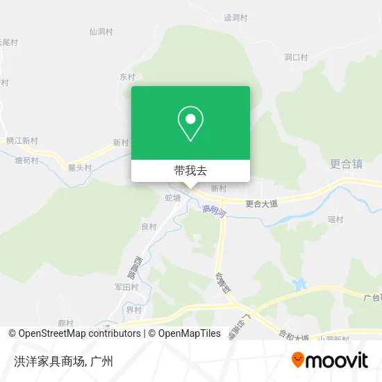 洪洋家具商场地图