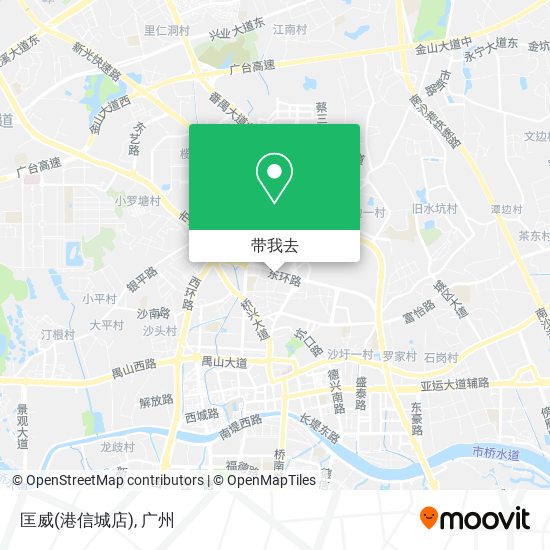匡威(港信城店)地图