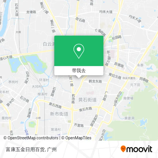 富康五金日用百货地图
