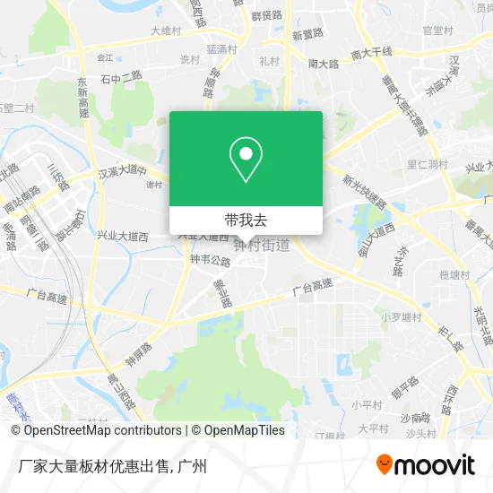 厂家大量板材优惠出售地图