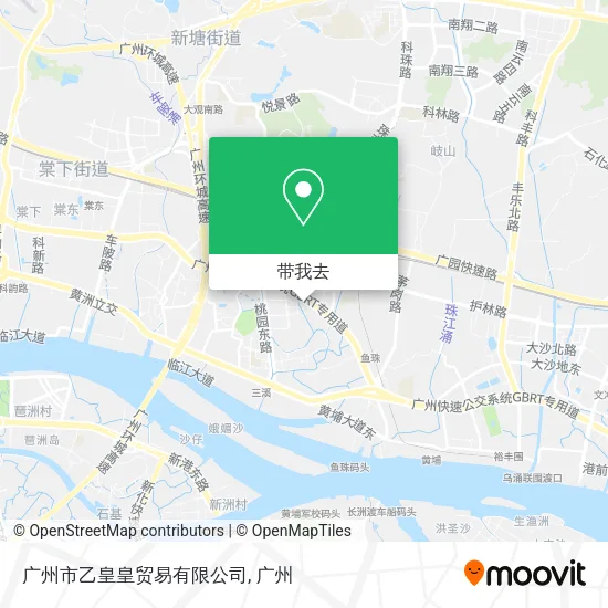 广州市乙皇皇贸易有限公司地图
