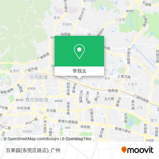 百果园(东莞庄路店)地图
