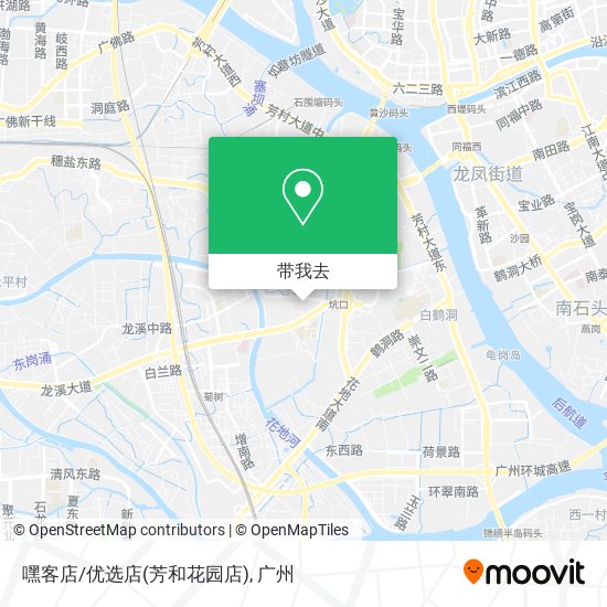 嘿客店/优选店(芳和花园店)地图
