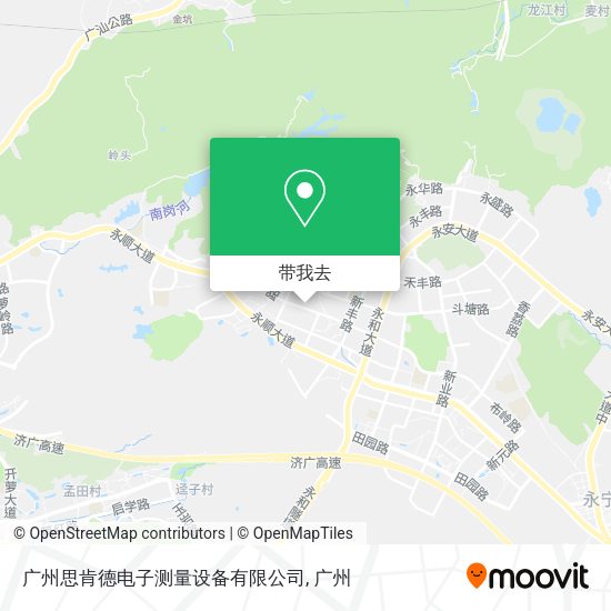广州思肯德电子测量设备有限公司地图
