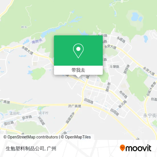 生勉塑料制品公司地图