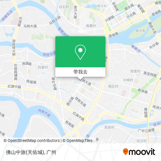 佛山中旅(天佑城)地图