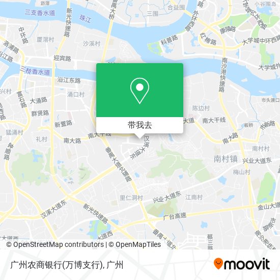 广州农商银行(万博支行)地图