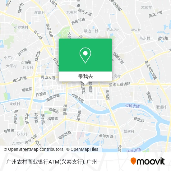 广州农村商业银行ATM(兴泰支行)地图