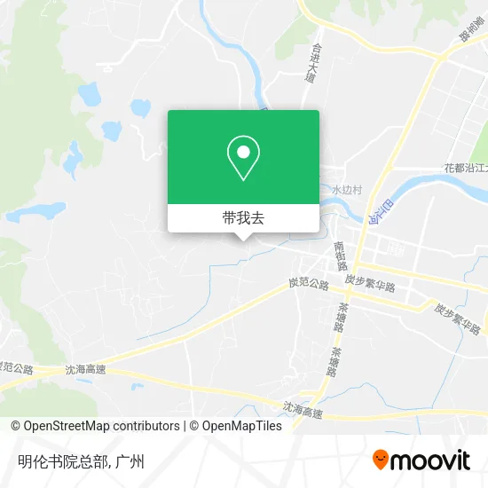明伦书院总部地图