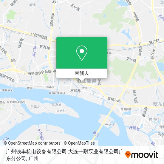 广州钱丰机电设备有限公司 大连一耐泵业有限公司广东分公司地图