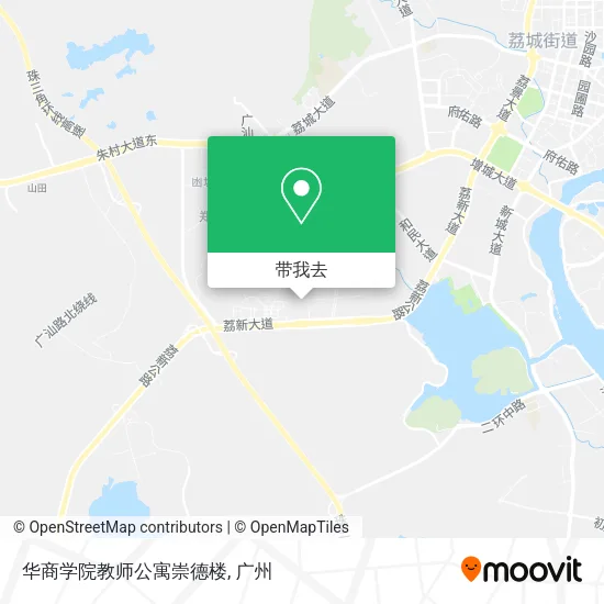 华商学院教师公寓崇德楼地图