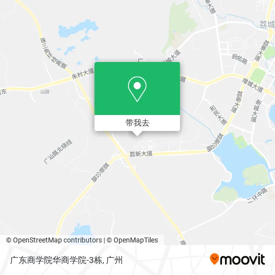 广东商学院华商学院-3栋地图