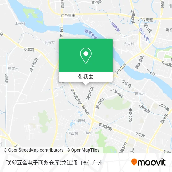 联塑五金电子商务仓库(龙江涌口仓)地图