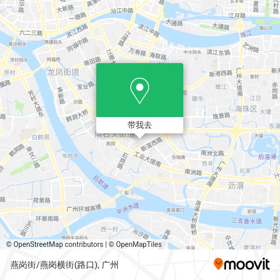 燕岗街/燕岗横街(路口)地图