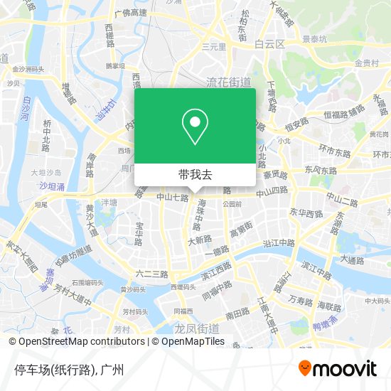 停车场(纸行路)地图