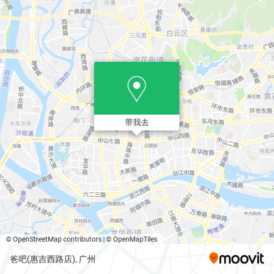 爸吧(惠吉西路店)地图