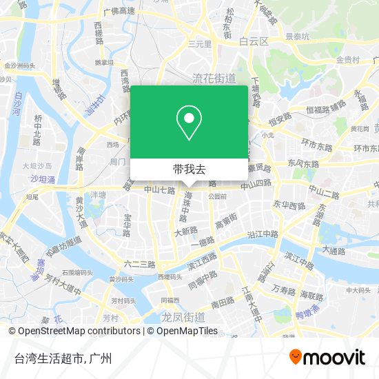 台湾生活超市地图