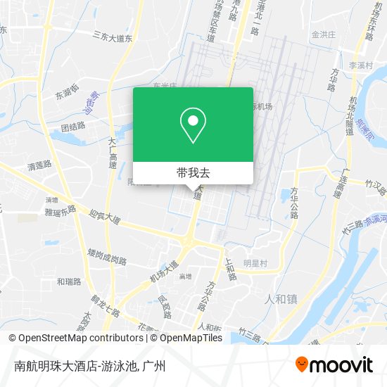 南航明珠大酒店-游泳池地图
