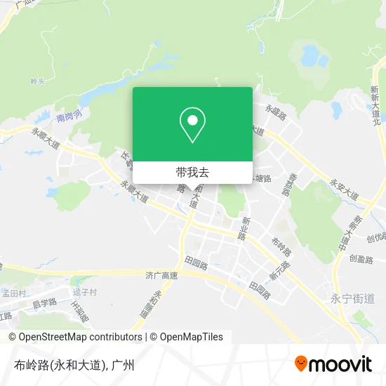 布岭路(永和大道)地图