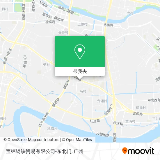宝纬钢铁贸易有限公司-东北门地图