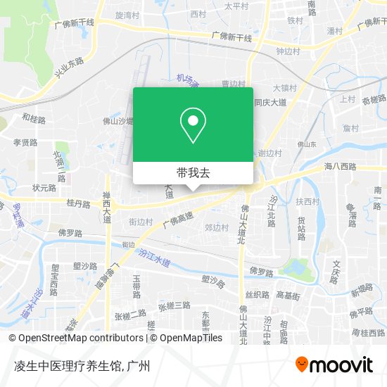 凌生中医理疗养生馆地图