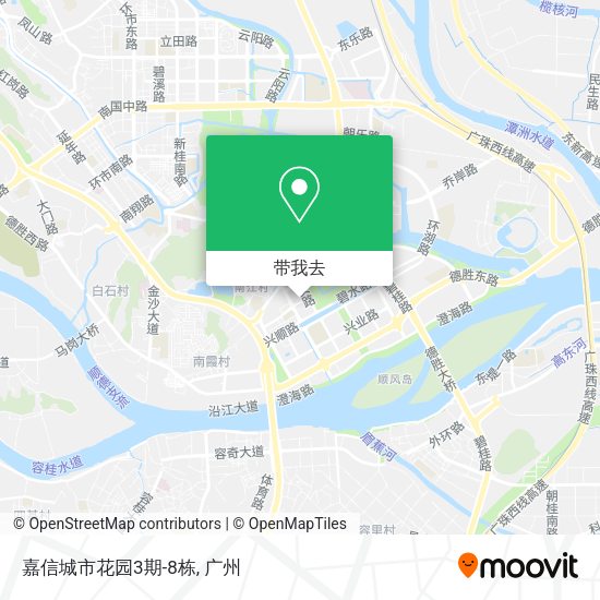 嘉信城市花园3期-8栋地图