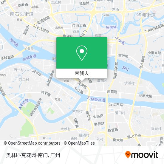 奥林匹克花园-南门地图