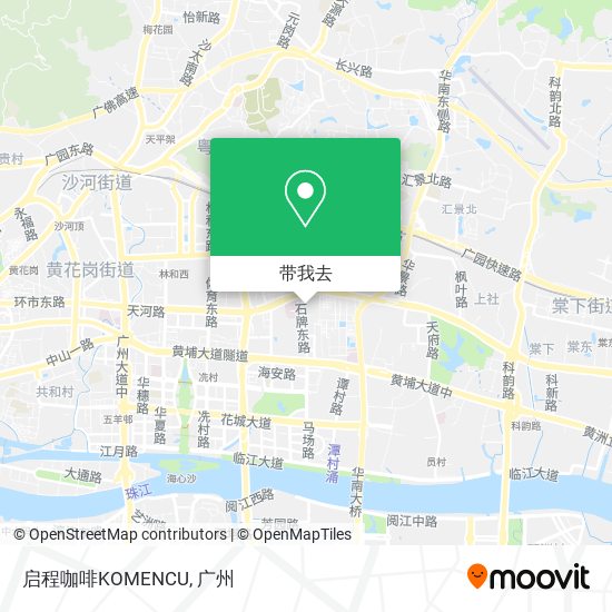 启程咖啡KOMENCU地图