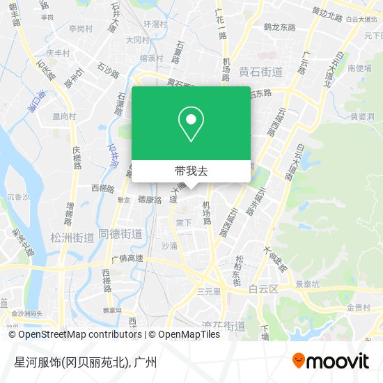 星河服饰(冈贝丽苑北)地图