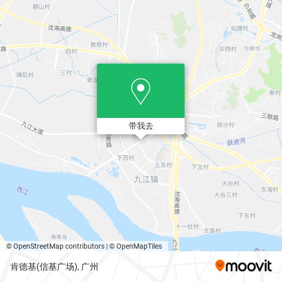 肯德基(信基广场)地图