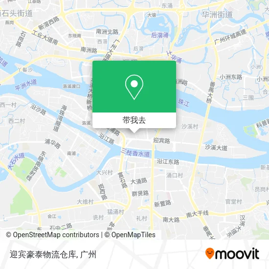 迎宾豪泰物流仓库地图