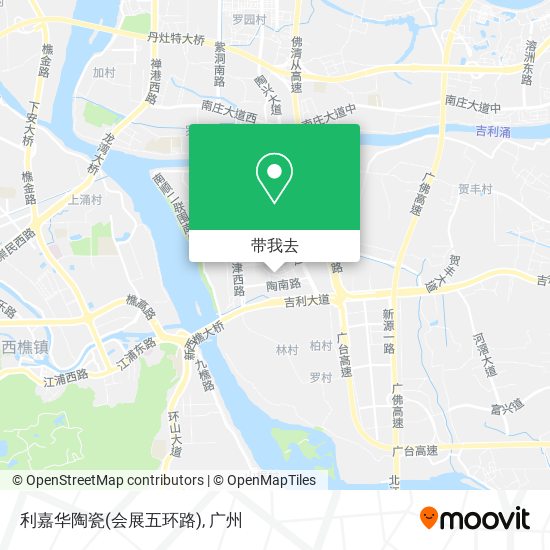 利嘉华陶瓷(会展五环路)地图