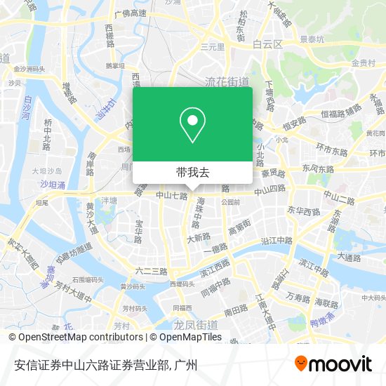 安信证券中山六路证券营业部地图