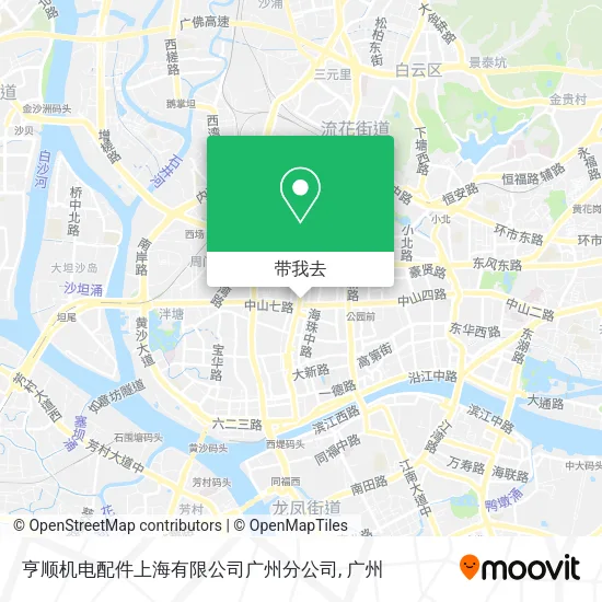 亨顺机电配件上海有限公司广州分公司地图