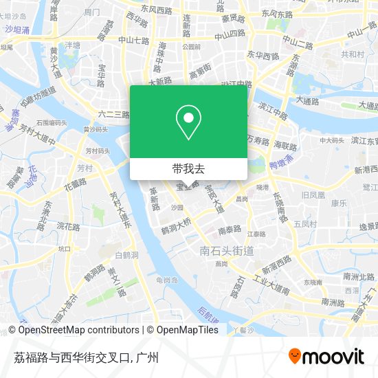 荔福路与西华街交叉口地图