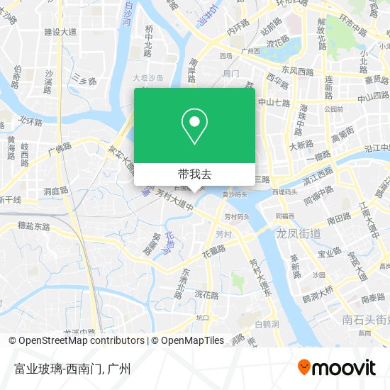 富业玻璃-西南门地图