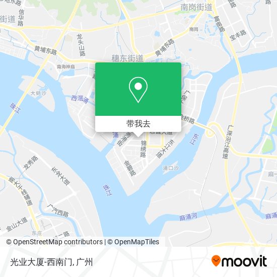 光业大厦-西南门地图