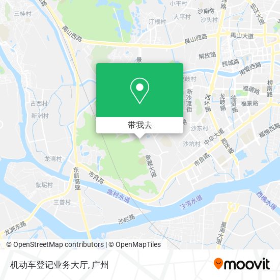 机动车登记业务大厅地图