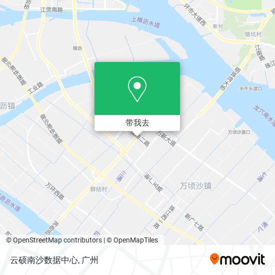 云硕南沙数据中心地图