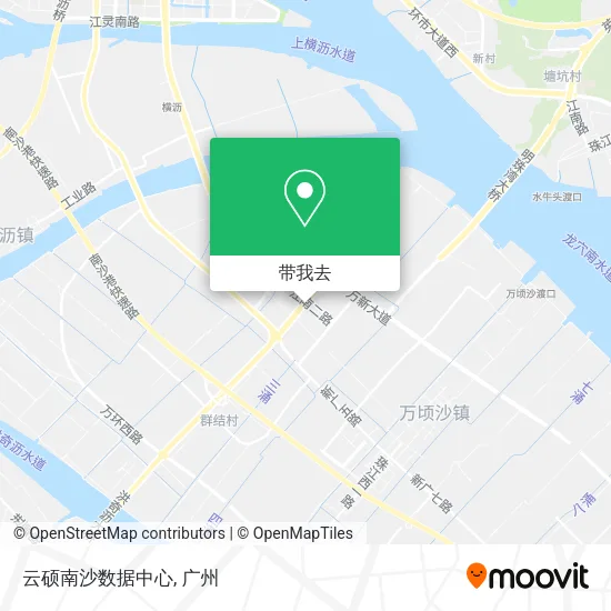 云硕南沙数据中心地图